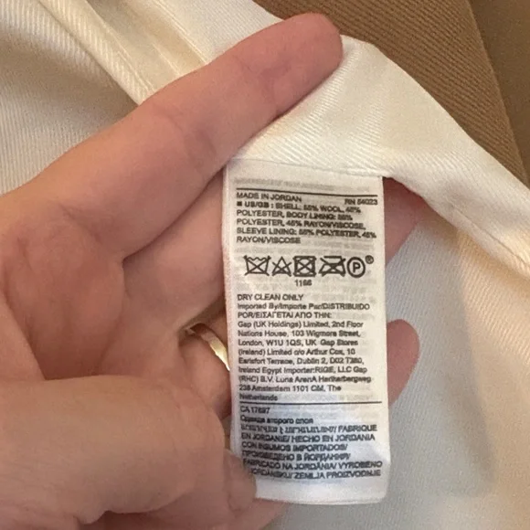 Banana Republic Tan Double-Breasted Blazer with Gold Buttons - Picture 7 of 7